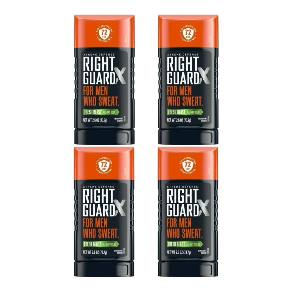 Right Guard - Xtreme‎ Defense Fresh Blast (2.6 oz) - 4 Pack Deodorant